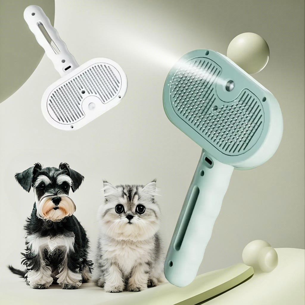 Spray-Pflegebürste für Hunde mit Wassertank – Norivo Pets